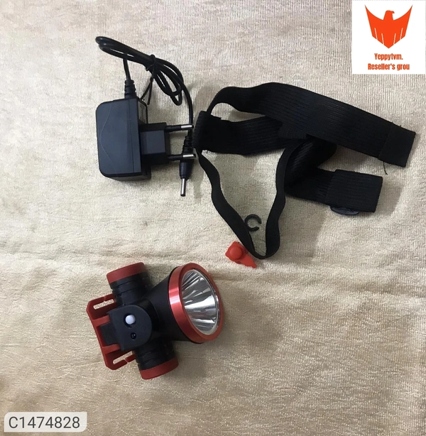 Torch - Powerful Ultra Bright LED Rechargeable Head Torch - 40 WattPackage Contains: It has 1 Piece of Torch,  1 Piece of Belt,1 Piece of ChargeMaterial: PlasticPower - 40 Watts Powerful Head LightRanage - 200 MeterFeatures:-40 Watts powerful Head Light-Its beam can reach very long at night which makes it excellent for camping out doors industry quality control security hiking or a