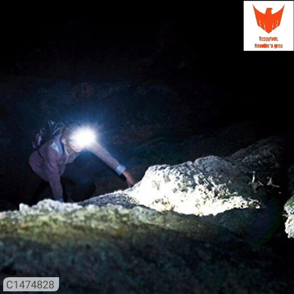 Torch - Powerful Ultra Bright LED Rechargeable Head Torch - 40 WattPackage Contains: It has 1 Piece of Torch,  1 Piece of Belt,1 Piece of ChargeMaterial: PlasticPower - 40 Watts Powerful Head LightRanage - 200 MeterFeatures:-40 Watts powerful Head Light-Its beam can reach very long at night which makes it excellent for camping out doors industry quality control security hiking or a