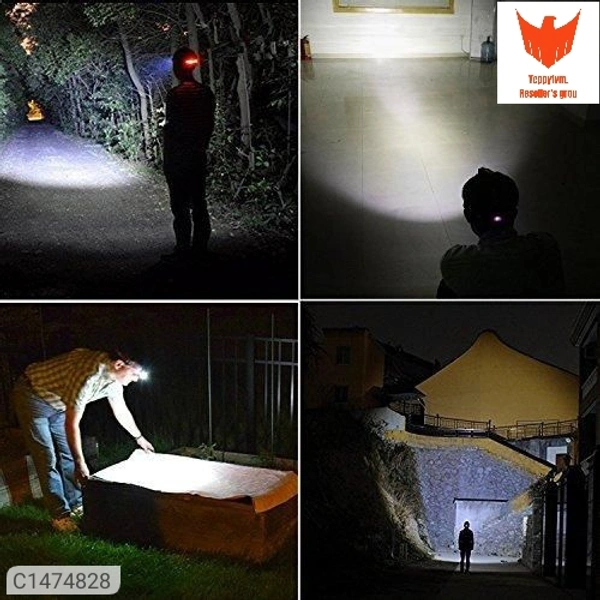 Torch - Powerful Ultra Bright LED Rechargeable Head Torch - 40 WattPackage Contains: It has 1 Piece of Torch,  1 Piece of Belt,1 Piece of ChargeMaterial: PlasticPower - 40 Watts Powerful Head LightRanage - 200 MeterFeatures:-40 Watts powerful Head Light-Its beam can reach very long at night which makes it excellent for camping out doors industry quality control security hiking or a