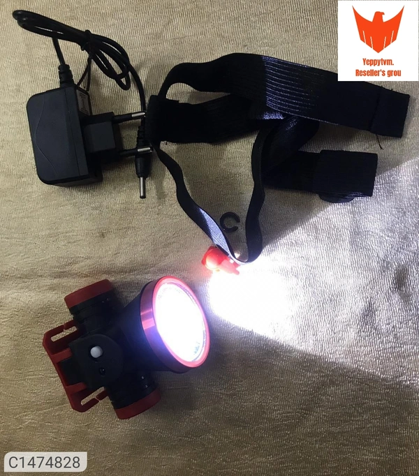 Torch - Powerful Ultra Bright LED Rechargeable Head Torch - 40 WattPackage Contains: It has 1 Piece of Torch,  1 Piece of Belt,1 Piece of ChargeMaterial: PlasticPower - 40 Watts Powerful Head LightRanage - 200 MeterFeatures:-40 Watts powerful Head Light-Its beam can reach very long at night which makes it excellent for camping out doors industry quality control security hiking or a