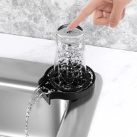 GLASS RINSER FOR KITCHEN SINKS, AUTOMATIC CUP WASHER FOR SINK, FAST CLEANING FAUCET BAR