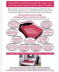 Bio magnetic mattress pad Rs 14,900Water nergy pad 2, wrist band 2, 6 by 5 Double bed (or 6 by 3 2 pieces) , 2 pillows)Combo  pack