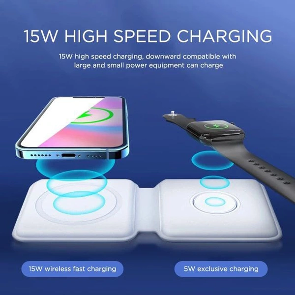 * NEW WIRELESS CHARGER FOR MOBILE AND SMART WATCH IS HERE FOR YOU * 🔥🔥❤️❤️▪️SUPER MAGNETIC QUALITYPrice -2700 rsBooking compulsory. Advanced payment Paytm to  8137950796