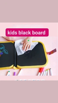NEW ARRIVALSKU- AM963Drawing  Kids Educational Black BoardDiy Paint  Book And Wirting And Drawing BoardPrice - 750 rs