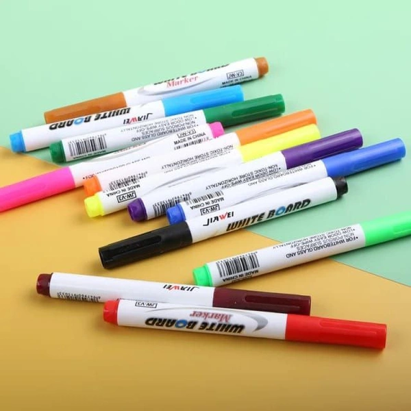 New Arrival11 Colors Magic Whiteboard Pen Erasable Colorful Thin Marker P