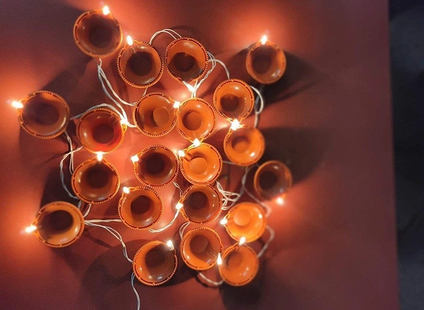 WAfter Sensor Diya Light Pack Of 6pc 