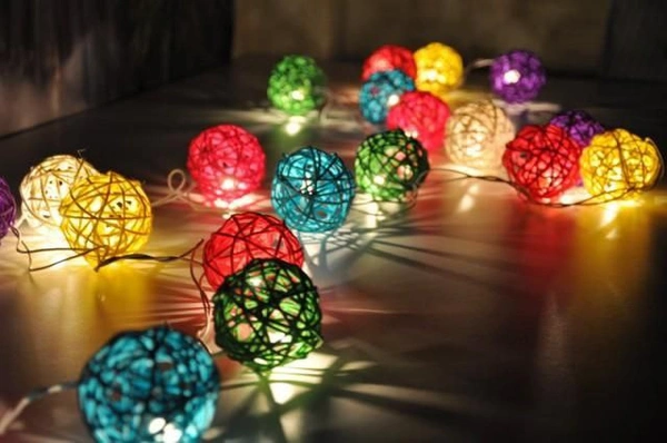 Spring Coil Light String Metal Lamp Shape Fairy String Lights Indoor,Party,Patio,Wedding,Bedroom,Christmas 