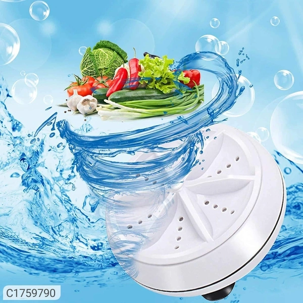 This Portable Mini Washing Machine is an independent washing machine chassis that can be directly hu
