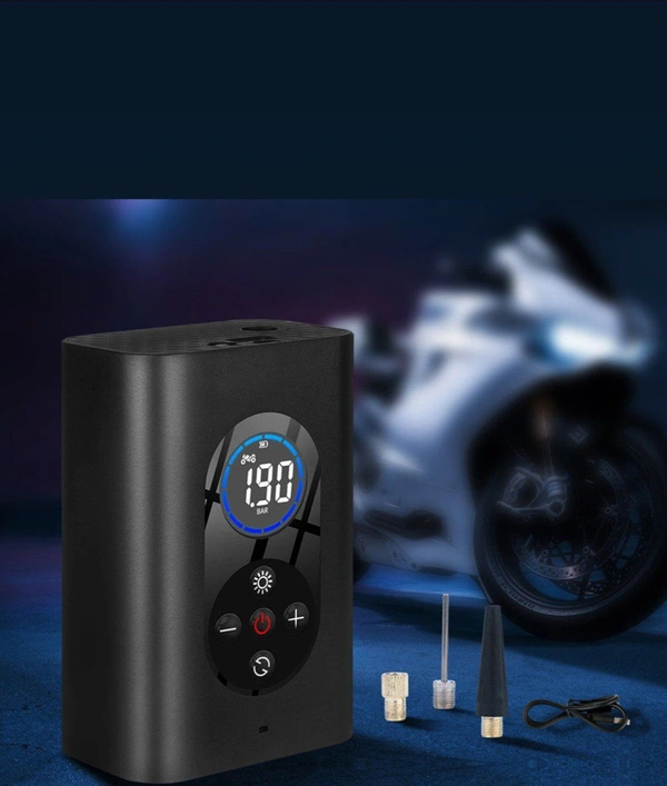 COMPACT PORTABLE DIGITAL TYRE INFLATOR WITH CARRYING CASE