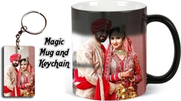 OFF Magic Photo and Text Ceramic / Cup For Birthday , Anniversary, Gift Magic Ceramic Coffee + KEYCHAIN Ceramic Co