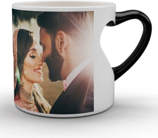 k1gifts inner cut heart magic mug Ceramic Coffee Mug Made of: CeramicType: Coffee MugMicrowave