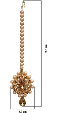 Mother of Pearl Jewel SetColor :GoldColor Code :GoldenModel Number :Latest Choker Design Traditional Necklace Jewellery Set for WomenSales