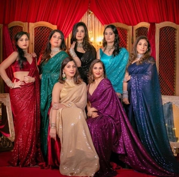 Ready To Wear Ns 26 Sequence Work Saree