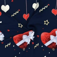 137 TC Microfiber King 3D Printed BedsheetColor: Blue, Red dilSize: Double, KingSales Package - Double