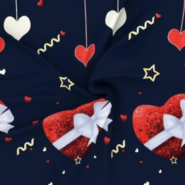 137 TC Microfiber King 3D Printed BedsheetColor: Blue, Red dilSize: Double, KingSales Package - Double