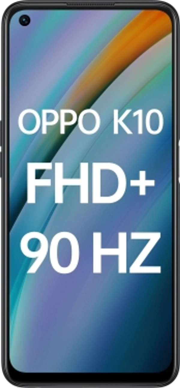 OPPO K10 (Black Carbon, 128 GB)Color: Black Carbon, Blue FlameRAM: 6 GB, 8 GB6 GB RAM | 128 GB ROM | Expandable Upto 1 TB16.74 cm (6.59 inch) Full HD+ Display50MP + 2MP + 2MP | 16MP Front Camera5000 mAh Lithium Ion BatteryQualcomm Snapdragon 680 Processor33W SUPERVOOC Charger | Dual Speaker | Super Adaptive Refresh RateAI Photo Suite | OPPO Glow Design with Dirt and Scratch Resista