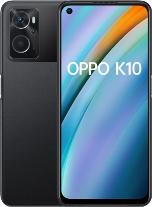 OPPO K10 (Black Carbon, 128 GB)Color: Black Carbon, Blue FlameRAM: 6 GB, 8 GB6 GB RAM | 128 GB ROM | Expandable Upto 1 TB16.74 cm (6.59 inch) Full HD+ Display50MP + 2MP + 2MP | 16MP Front Camera5000 mAh Lithium Ion BatteryQualcomm Snapdragon 680 Processor33W SUPERVOOC Charger | Dual Speaker | Super Adaptive Refresh RateAI Photo Suite | OPPO Glow Design with Dirt and Scratch Resista