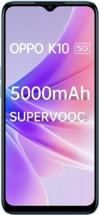 OPPO K10 5G (Ocean Blue, 128 GB)Color: Midnight Black, Ocean BlueRAM: 6 GB, 8 GB6 GB RAM | 128 GB ROM | Expandable Upto 1 TB16.66 cm (6.56 inch) HD+ Display48MP + 2MP | 8MP Front Camera5000 mAh Lithium Ion Polymer BatteryMediatek Dimensity 810 Processor7 Days Replacement Policy, No questions asked.