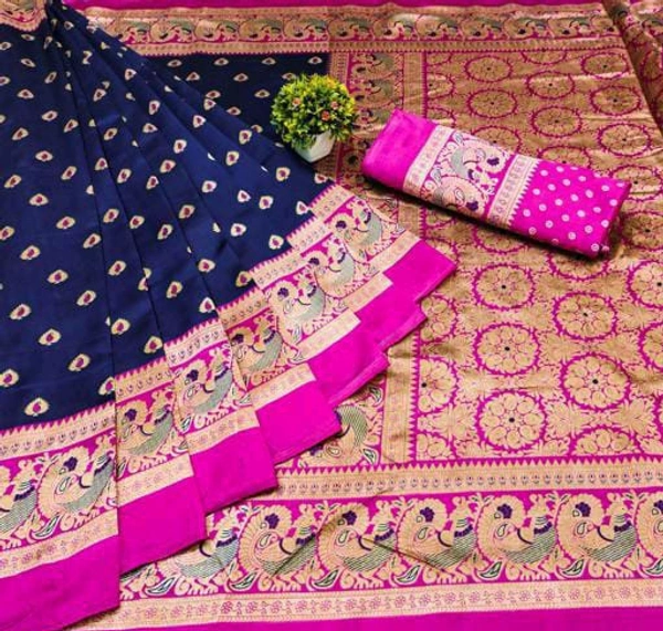 Catalog Name:*Alisha Ensemble Sarees*Saree Fabric: Cotton SilkBlouse: Running BlouseBlouse Fabric: Cotton SilkPattern: PrintedBlouse Pattern: PrintedNet Quantity (N): SingleSizes: Free Size (Saree Length Size: 5.2 m, Blouse Length Size: 0.8 m) Dispatch: 2-3 Days*Proof of Safe Delivery! Click to know on Safety Standards of Delivery Partners- https://ltl.sh/y_nZrAV3 - 3
