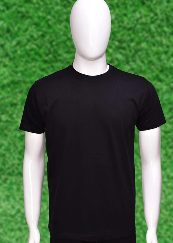 *Human Sparsh Men’s Round Neck T-Shirt – Black*Power, Elegance and Sophistication is what you’ll feel when Black is worn. It would show how deep and serious the feelings and thoughts are.Whether you wear it with Jeans or Track Pants, you’ll look great with it.It’s made up of 180 gsm 100% Bio-Washed Cotton fabric with the most durable stitching to make sure it lasts long without los