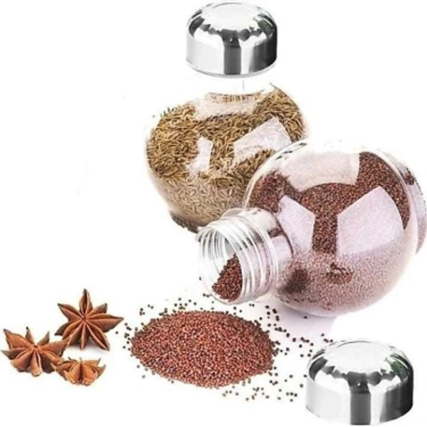 Plastic Big Revolving Spice Rack 16in1/Masala Rack 16 Piece Spice Set (Plastic) 1 Piece Spice SetSales Package :1 condiment setPack of :1Color :Clear, SteelMaterial :PlasticModel Number :360�° Revolving Spice Rack Masala Rack Spice Box Masala Box Masala Container (1 Stand,16 Plastic Bottles With Steel Cap) Set 16 Piece Spice Set (Plastic)_sp1Model Name :Plastic Big Revolving Spic