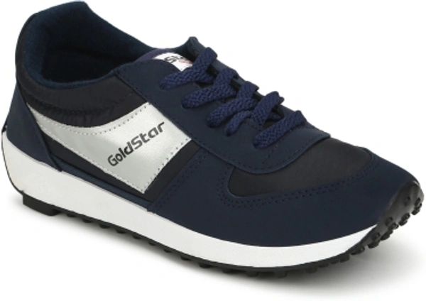 GOLDSTAR Running Shoes For MenColour Blue Outer Material: NylonClosure: Lace-UpsPattern: Solid10 Days Return Policy, No questions asked.Hurry, Only 7 left! - 10