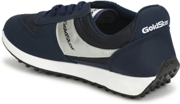 GOLDSTAR Running Shoes For MenColour Blue Outer Material: NylonClosure: Lace-UpsPattern: Solid10 Days Return Policy, No questions asked.Hurry, Only 7 left! - 10