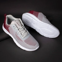 Asian asian Delta-14 sports shoes for men | Latest Stylish Casual sport shoes for men | running shoes for boys | Lace up Lightweight grey shoes for running, walking, gym, trekking, hiking & party Running Shoes For MenColour: Grey, Maroon1.2 inch Heel HeightOuter Material: FabricInner Material: Soft breathable fabric lining which prevents sweatingClosure: Lace-UpsPattern: Mesh10 Days Retu - 9