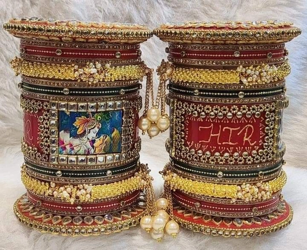 Name And Photo Bangles  Chuda 