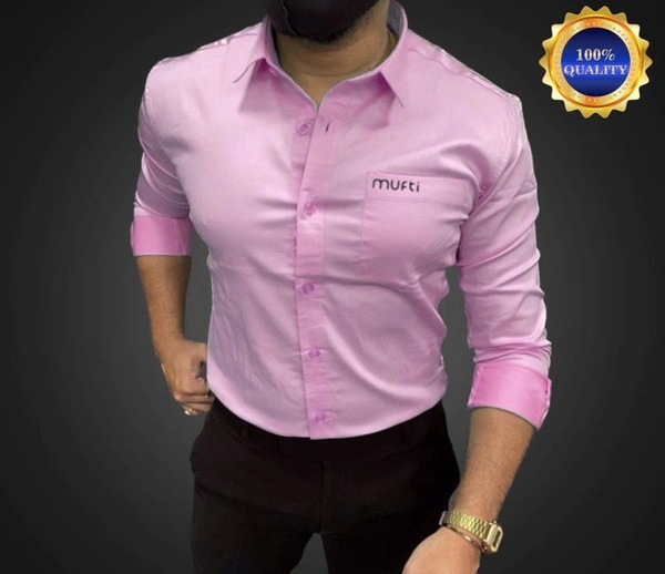 Mufti Plane Shirt For Men - XXl