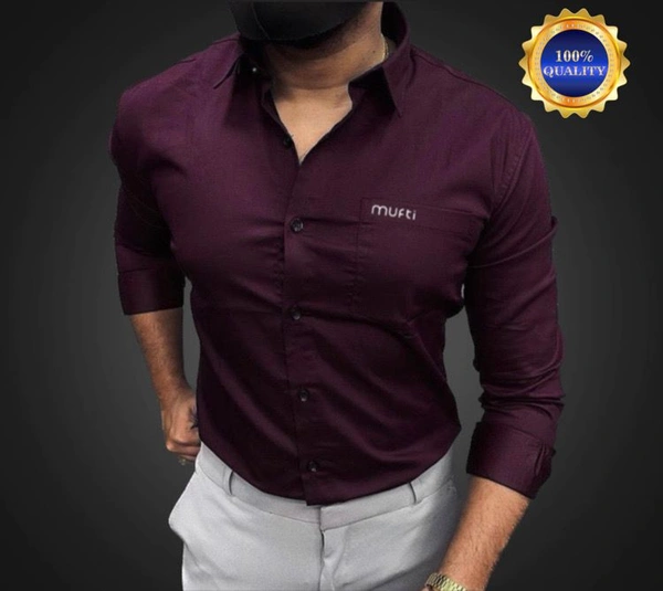 Mufti Plane Shirt For Men - XXl