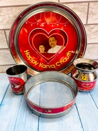 Karwachath Photo Thali Set - 2