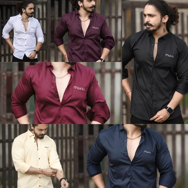 6 Pice Combo Mufti Brand Shirt At Fectry Price
