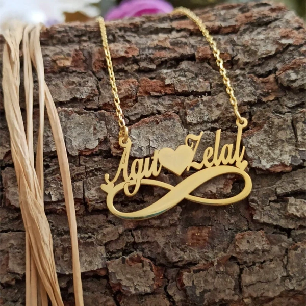 cuople  customize  Name pendant best gift for wifi