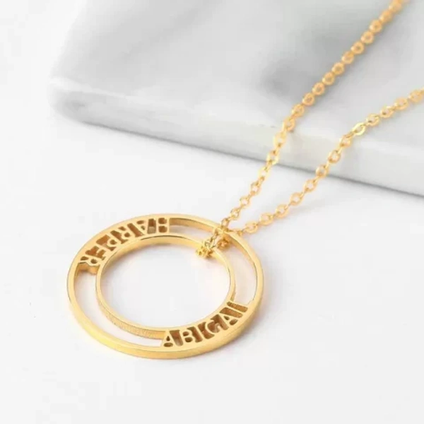 cuople  customize  Name pendant best gift for wifi