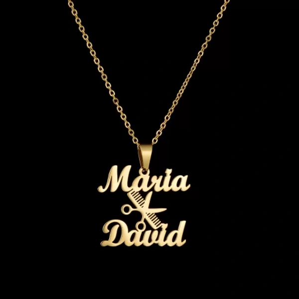 cuoples  customize  Name pendant 192