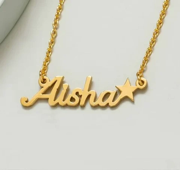 Special Style  customize single Name pendant 18