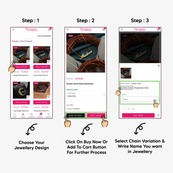 Special Style  customize single Name pendant