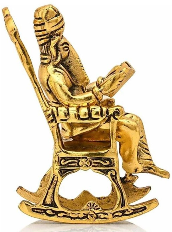 * *Lord Ganesha Sitting on Chair*