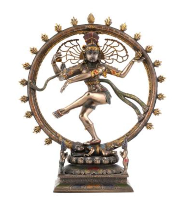 Antiques Nirmala Brass Natraj Statue - Brass, 22 cm x 26 cm x 6 cm, TC113, 5, Suitable For: Table, 745 g, ✅, ✅, ✅