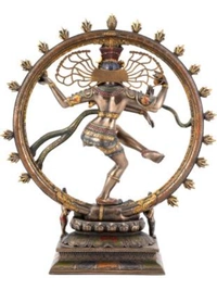 Antiques Nirmala Brass Natraj Statue - Brass, 22 cm x 26 cm x 6 cm, TC113, 5, Suitable For: Table, 745 g, ✅, ✅, ✅