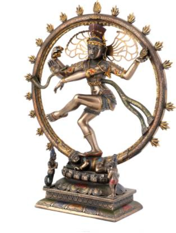 Antiques Nirmala Brass Natraj Statue - Brass, 22 cm x 26 cm x 6 cm, TC113, 5, Suitable For: Table, 745 g, ✅, ✅, ✅