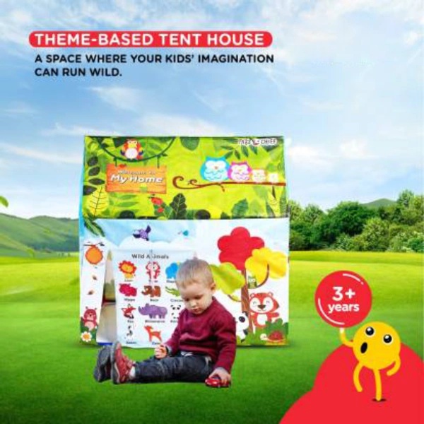 Tent house for kids -  Fabric, Width x Height: 72.39 cm x 105.41 cm, TC116, 5,  The color of some product parts may vary from what is shown in the image,  1.7 kg, ✅