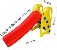 Slides Outdoor / Indoor Toy for Kids -  Plastic, Width x Height: 52 cm x 92 cm, TC117, 5, Color may vary as shown to image.,  8 kg, ✅, ✅