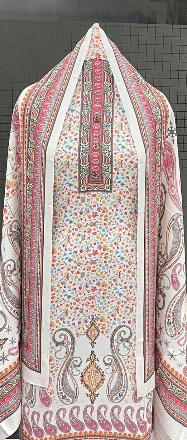 KOHLI SHAWLS Introducing Pashmina  Digital Print Suits With Digital Print Stole and Bottom