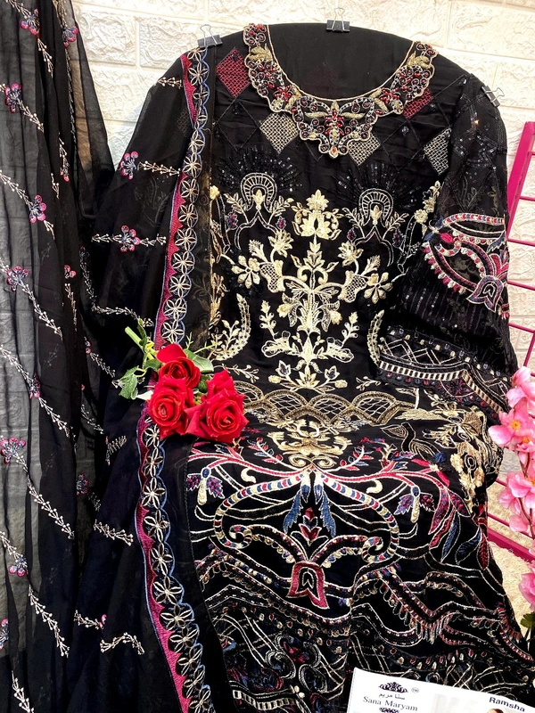 Sana Maryam Pakistani Collection  - Mine Shaft, Semi Stitched