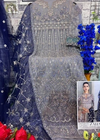 ZAHA Launching Exclusive ZAHA  Collection - Semi Stitched, Cloud Burst