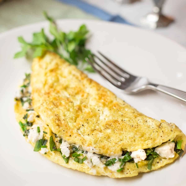 Paneer egg omelette