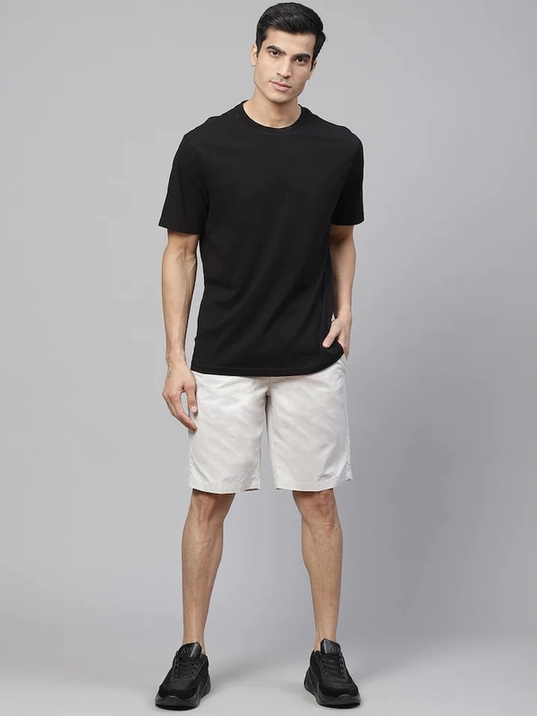 Solid men Round Neck T-Shirt Men and Women Round Neck Half Sleeve Fit Regular Pure Cotton - XL
