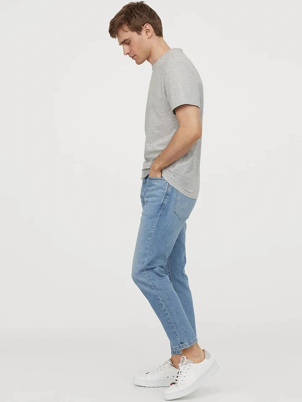 Men tshirt Solid Round Neck Regular Sleeves  T-shirt - L